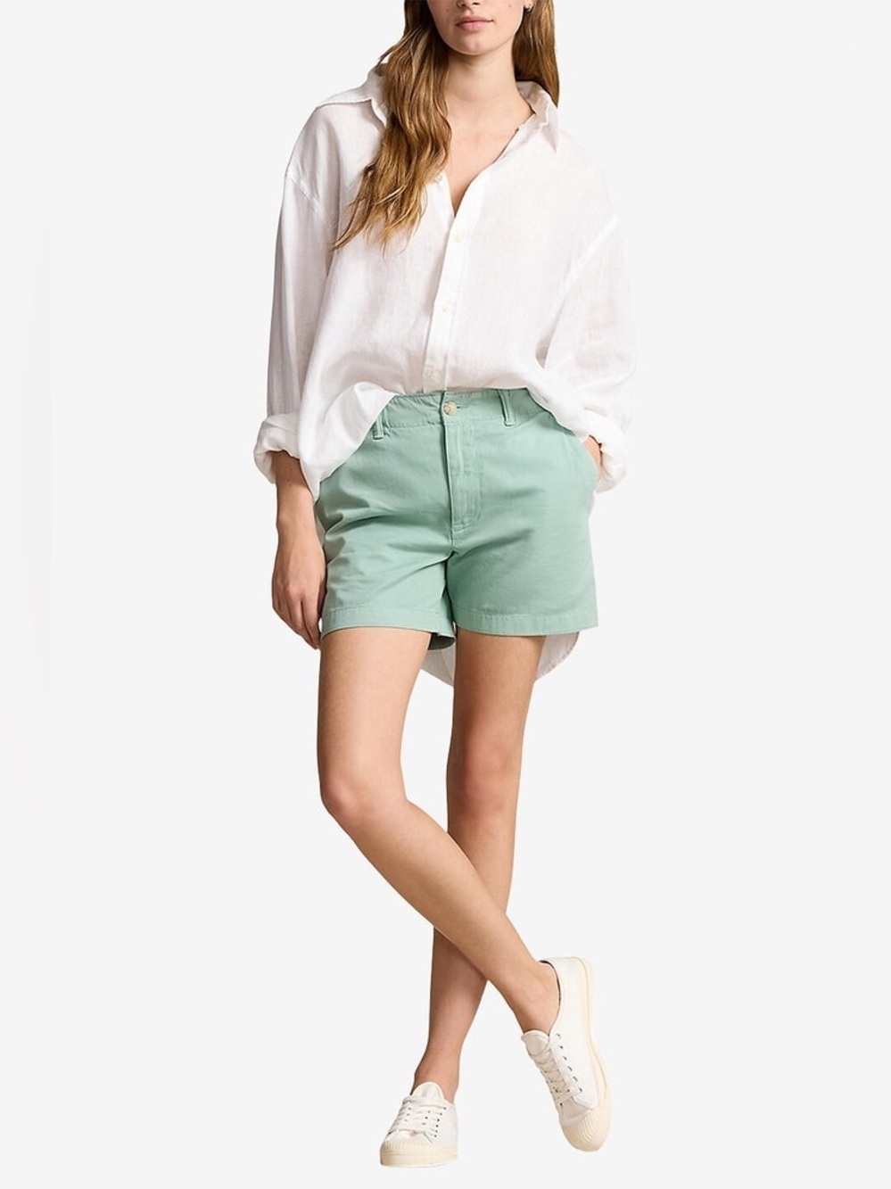 Polo Ralph Lauren Women’s Mint Chino Shorts Size 0 NWT
